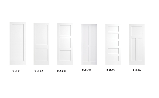 shaker-panel-interior-door-models