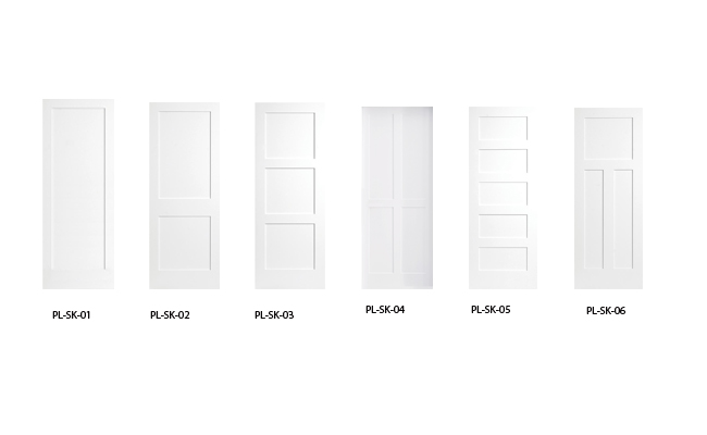 PL-SK shaker-panel-interior-door-models
